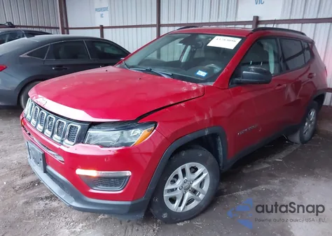 2018 Jeep Compass Sport Fwd z USA, uszkodzony, nr VIN 3C4NJCAB6JT271671